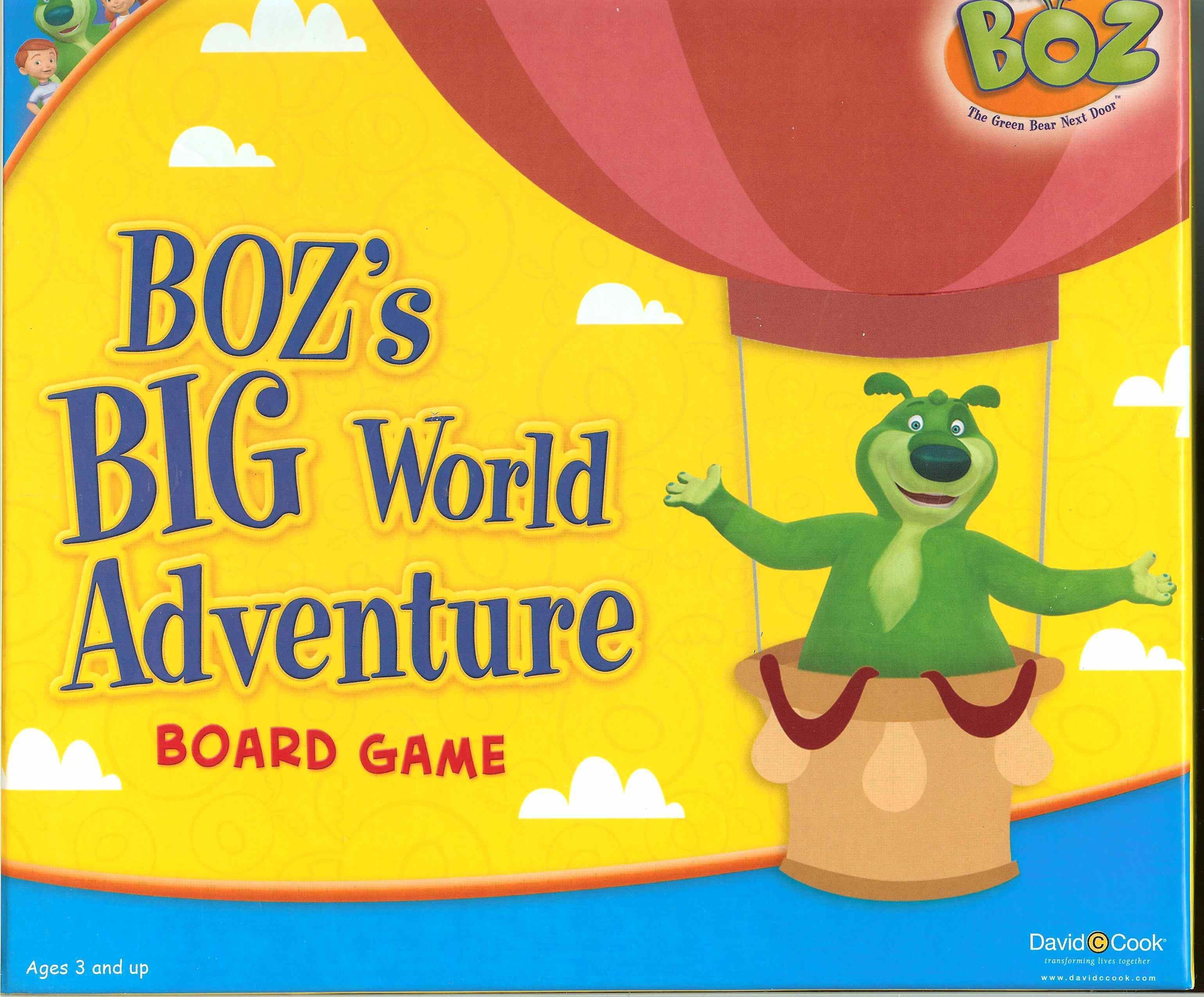 BOZ's BIG World Adventure Game box art