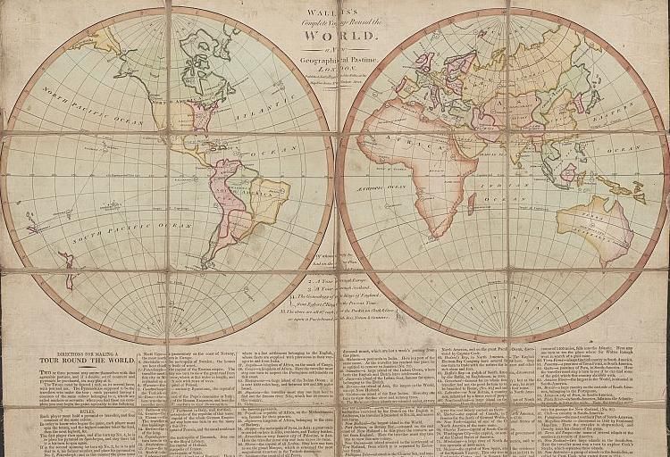 Coperta Wallis's complete Voyage Round the World: a new geographical pastime