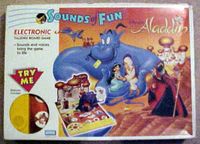 Aladdin: Sounds of Fun Electronic Talking Board Game box art