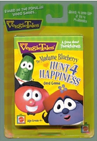 VeggieTales: The Madame Blueberry Hunt 4 Happiness Card Game doboz