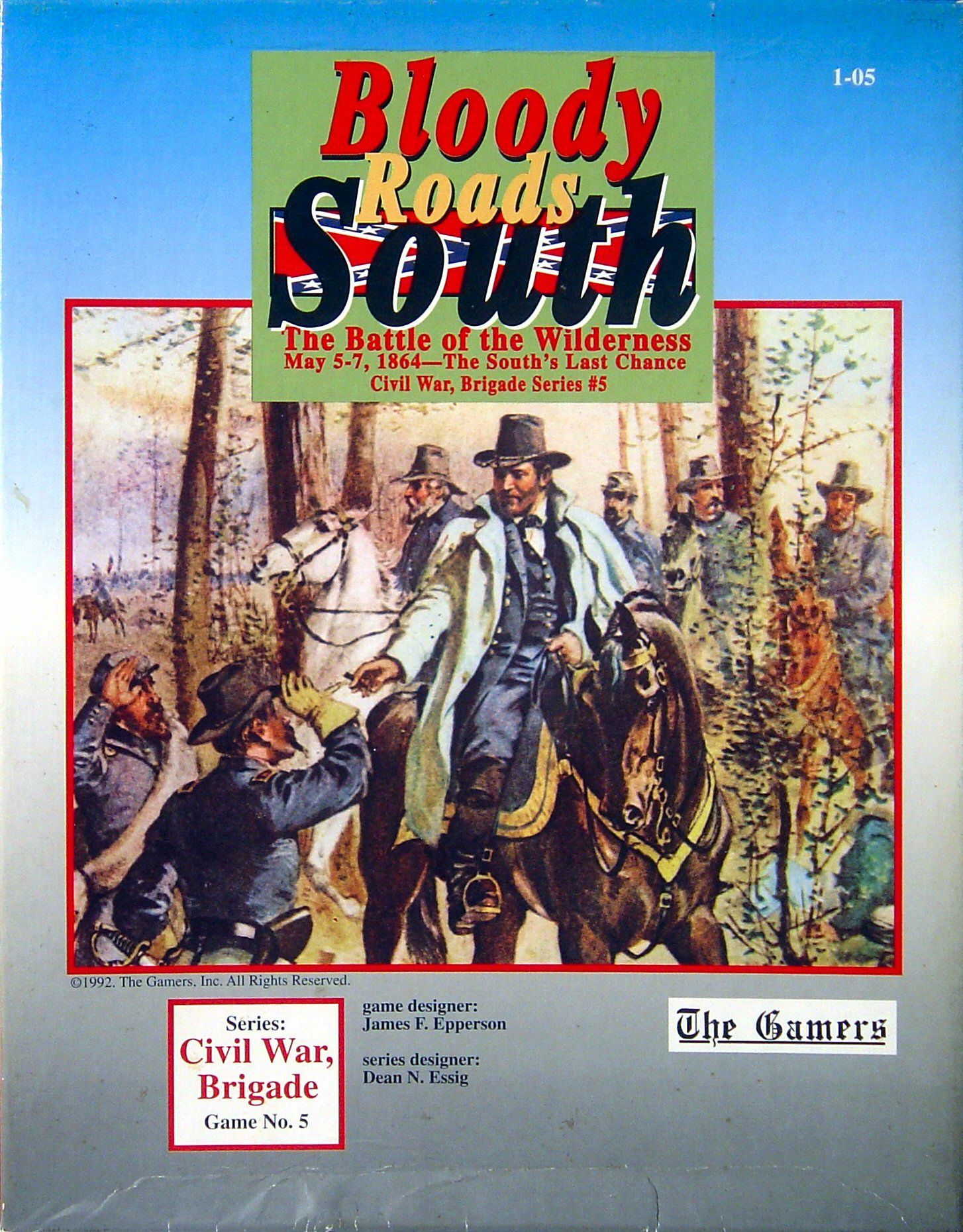 Coperta Bloody Roads South: The Battle of the Wilderness May 5-7, 1864 – The South's Last Chance