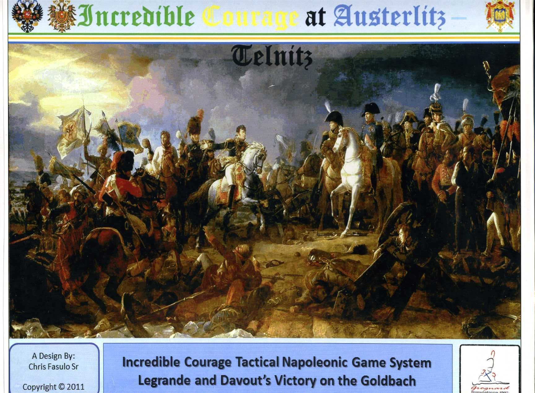 Incredible Courage at Austerlitz: Telnitz box art