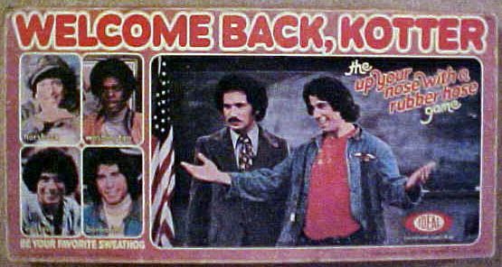 Welcome Back, Kotter: The Up Your Nose with a Rubber Hose Game doboz