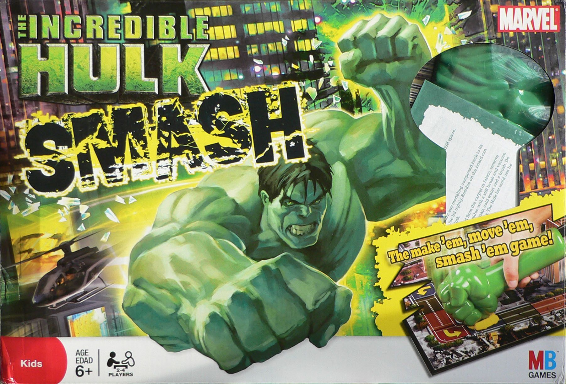 The Incredible Hulk Smash doboz