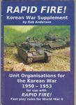 Rapid Fire!: Korean War Supplement