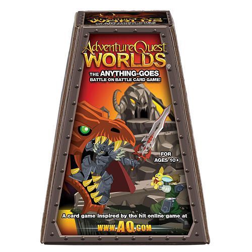 AdventureQuest Worlds: The ANYTHING-GOES BattleOn Battle Card Game doboz
