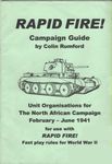 Rapid Fire! Campaign Guide (Unit organisation for the North African Campaign, February: June 1941)