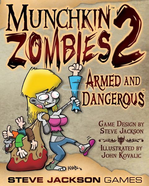 Munchkin Zombies 2: Armed and Dangerous box art