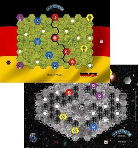Coperta Age of Steam Expansion: Moon and Berlin Wall